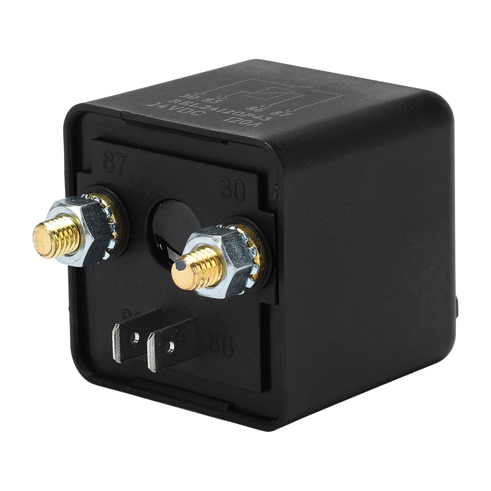 24V 120A 4-Pin Automotive Relay With Plastic Bracket for Cars, Trucks & Motorcycles - image 4
