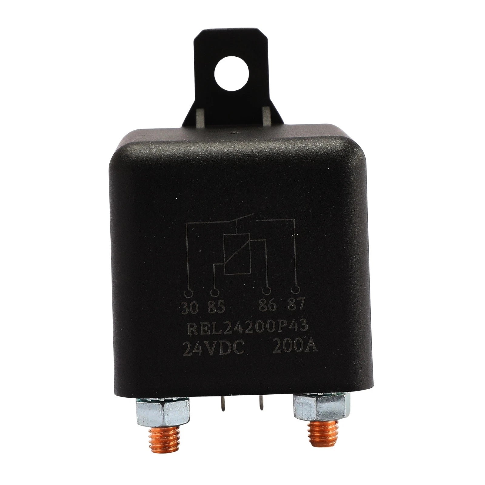 24V 200A 4-Pin Automotive Relay With Plastic Bracket for Cars, Trucks & Motorcycles - image 5