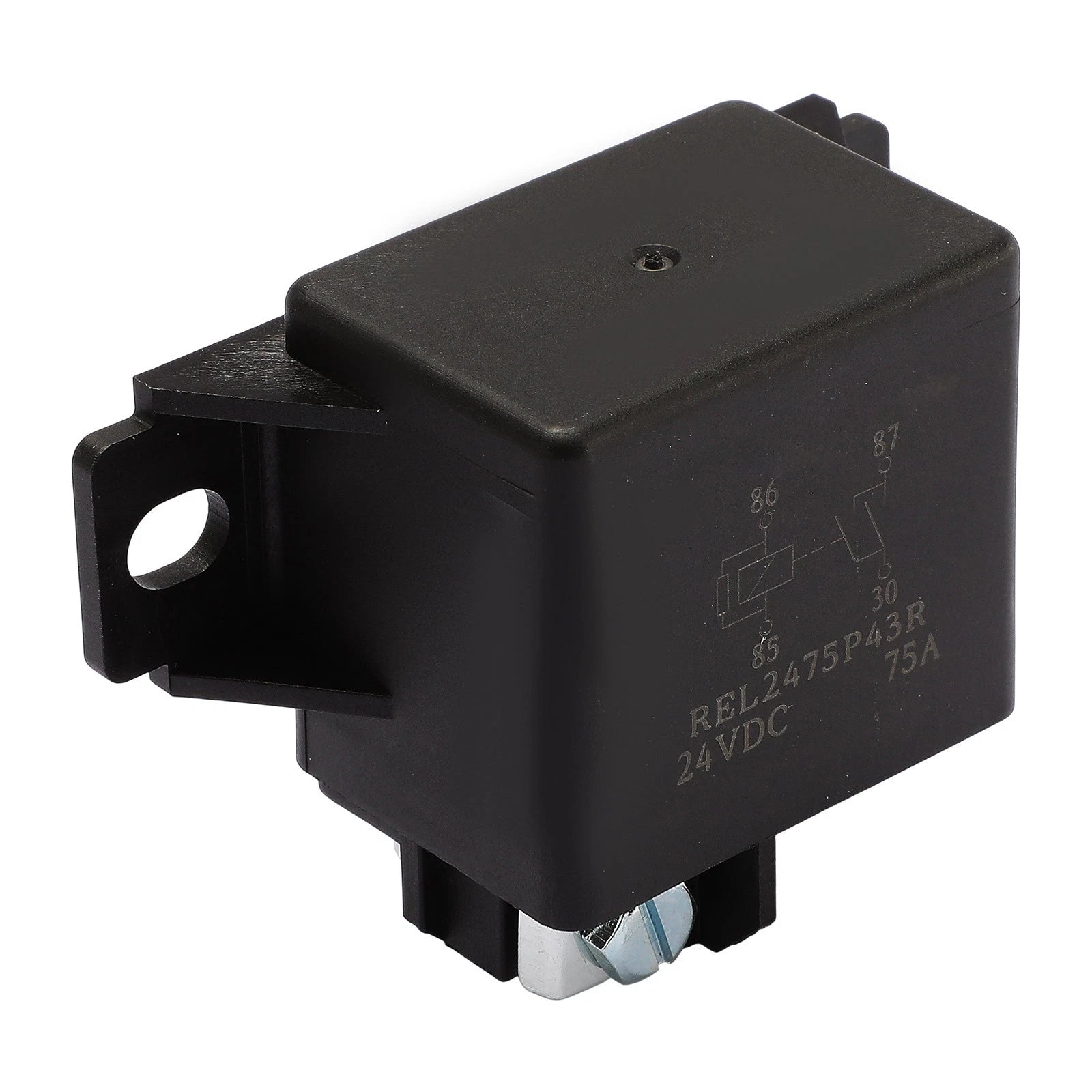 24V 75A 4-Pin Automotive Relay With Plastic Bracket for Cars & Trucks - image 5