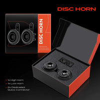 2x Disc Horns With 2 Connectors for Toyota Camry RAV4 Subaru Impreza Liberty Lexus - image 1