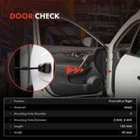 2x Front Left & Right Door Check Strap Kit for Holden Commodore VN VP VR VS 88-20 - image 1