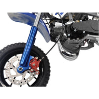 Upgrade Blue Mini Motor Kids Dirt Bike Pocket Motorcycle Monkey ATV Toys 49CC 2 Stroke With 2 Wheels - image 6