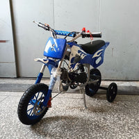 Upgrade Blue Mini Motor Kids Dirt Bike Pocket Motorcycle Monkey ATV Toys 49CC 2 Stroke With 2 Wheels - image 7