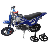 Upgrade Blue Mini Motor Kids Dirt Bike Pocket Motorcycle Monkey ATV Toys 49CC 2 Stroke With 2 Wheels - image 9