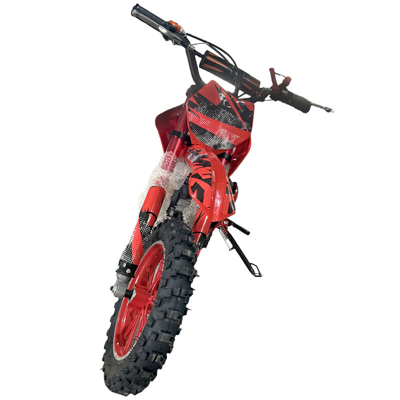 Red Mini Motor Dirt Bike Kids Pocket 2 Stroke Motorbike ATV Twin Exhaust Tip Toys 49cc 2025 - image 6
