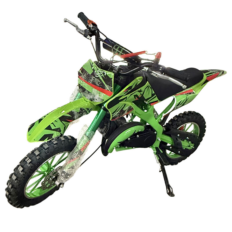 Green Mini Motor Dirt Bike Kids Pocket 2 Stroke Motorbike ATV Twin Exhaust Tip Toys 49cc 2025 - image 1
