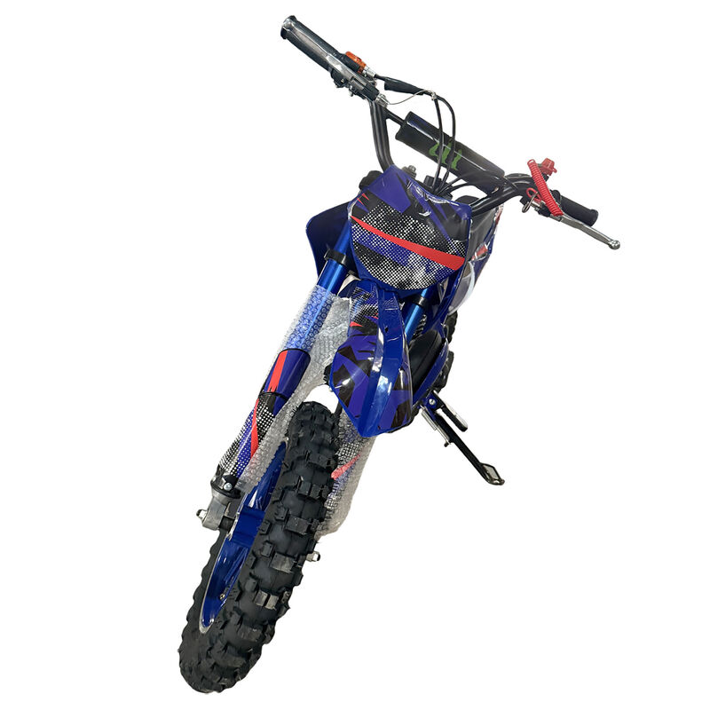 Blue Mini Motor Dirt Bike Kids Pocket 2 Stroke Motorbike ATV Twin Exhaust Tip Toys 49cc 2025 - image 5