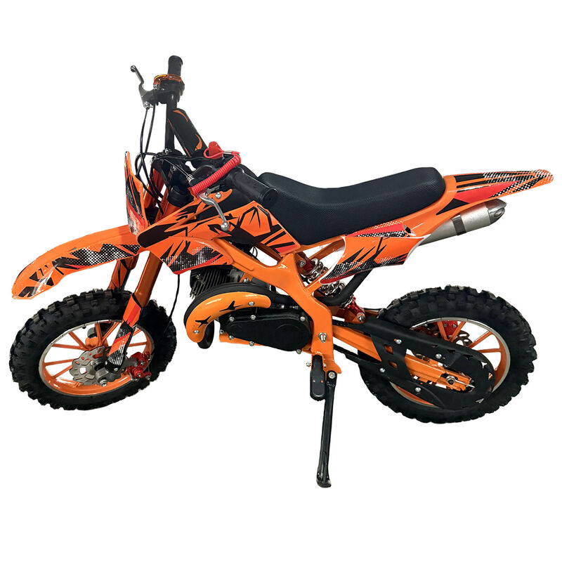 Orange Mini Motor Dirt Bike Kids Pocket 2 Stroke Motorbike ATV Twin Exhaust Tip Toys 49cc 2025 - image 1