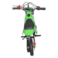 Green Mini Motor Dirt Bike Kids Pocket 2 Stroke Motorbike ATV Twin Exhaust Tip Toys 49cc With 2 Wheels - image 6