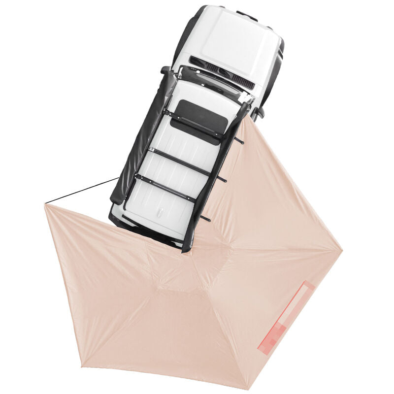 270 Degree Free-Standing Awning & "L" Bracket 600D Double-Ripstop With LED Light Right Side - image 12