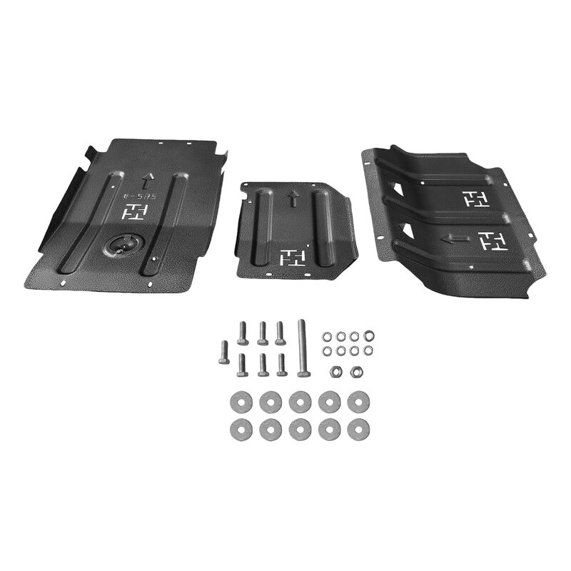 3Pcs Bash Plates 4mm Thick Steel Fit For Ford Ranger PX MK1 MK2 MK3 For Mazda BT50 2012-2020 - image 3