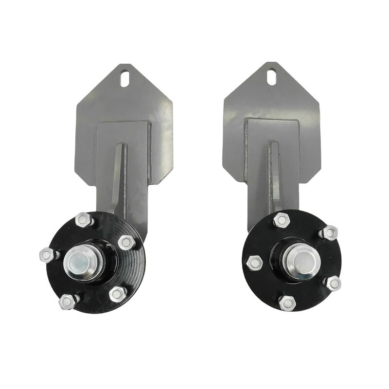 Pair 5 Lug Shipping Container Wheels With Hub 5x4.75 Fit For 20ft & 40ft Container For Holden HQ Stud Pattern - image 3