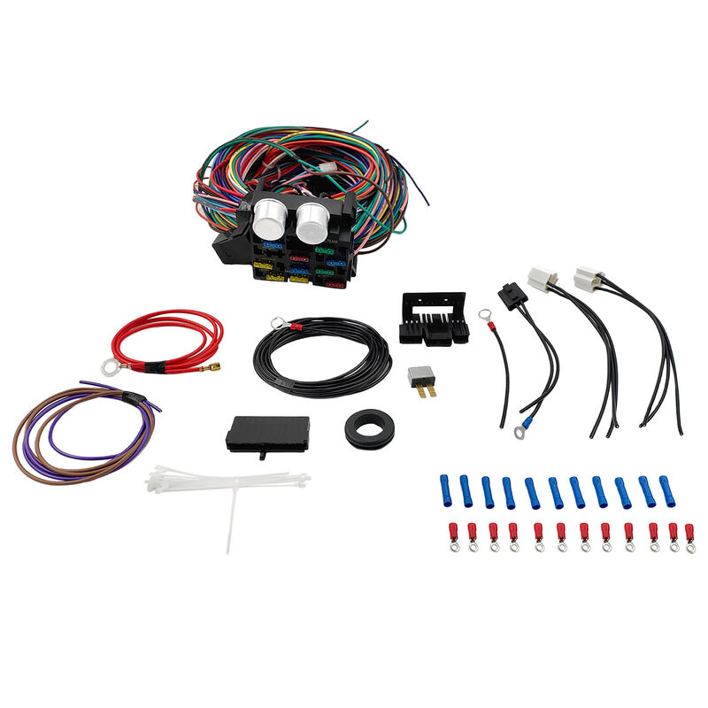 Universal 12 Circuit Wiring Harness Kit 12V Muscle Car Street Hot Rod XL Wires - image 4
