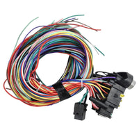 21 Circuit Wiring Harness Kit Extra Long Wires With 17 Fuses & Panel - image 3