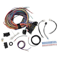 21 Circuit Wiring Harness Kit Extra Long Wires With 17 Fuses & Panel - image 9