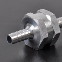 6mm 1/4" Aluminium Alloy One Way Non Return Check Valve Petrol Diesel - image 5