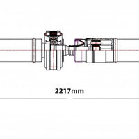 Rear Drive Shaft Fit For Nissan Dualis J10 X-Trail T31 T32 2.0L 2.5L MR20DE M9R QR25DE 2007-2022 Compressed Length 2218MM - image 11