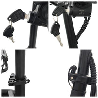 Black Electric Scooter With Seat Foldable Motorised Adults EScooter Commuter - image 5