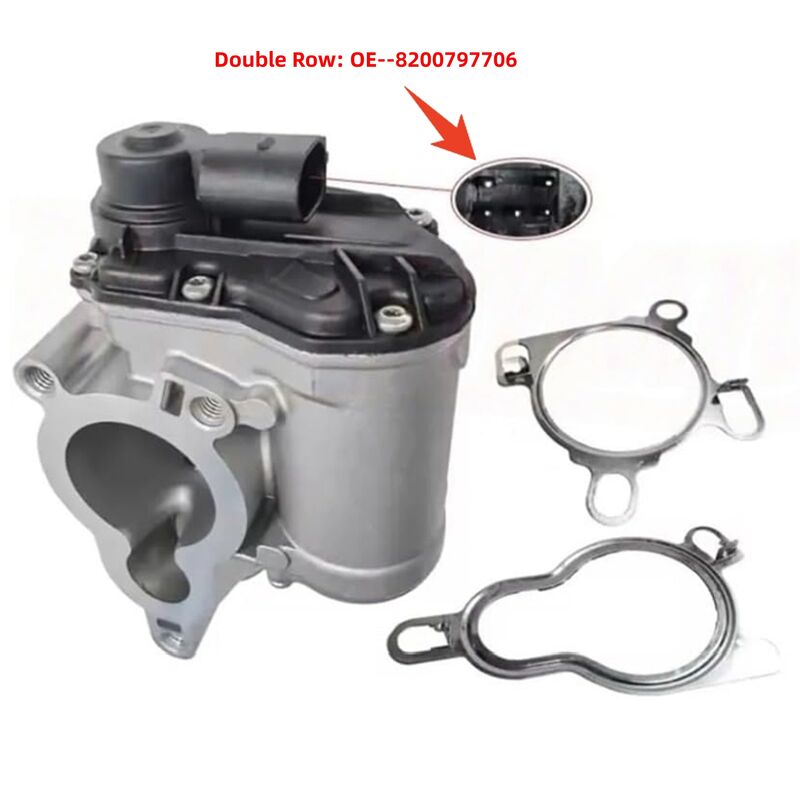 Double Rows Pin EGR Valve Fit For Nissan Qashqai J10 X-Trail T31 Primastar 2.0L M9R 2007-ON 8200797706 - image 6