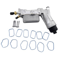 Oil Cooler Filter Adapter Housing Assembly With Gaskets Fit For Dodge Journey For Jeep Cherokee Grand Cherokee Wrangler 68596317AB - image 2