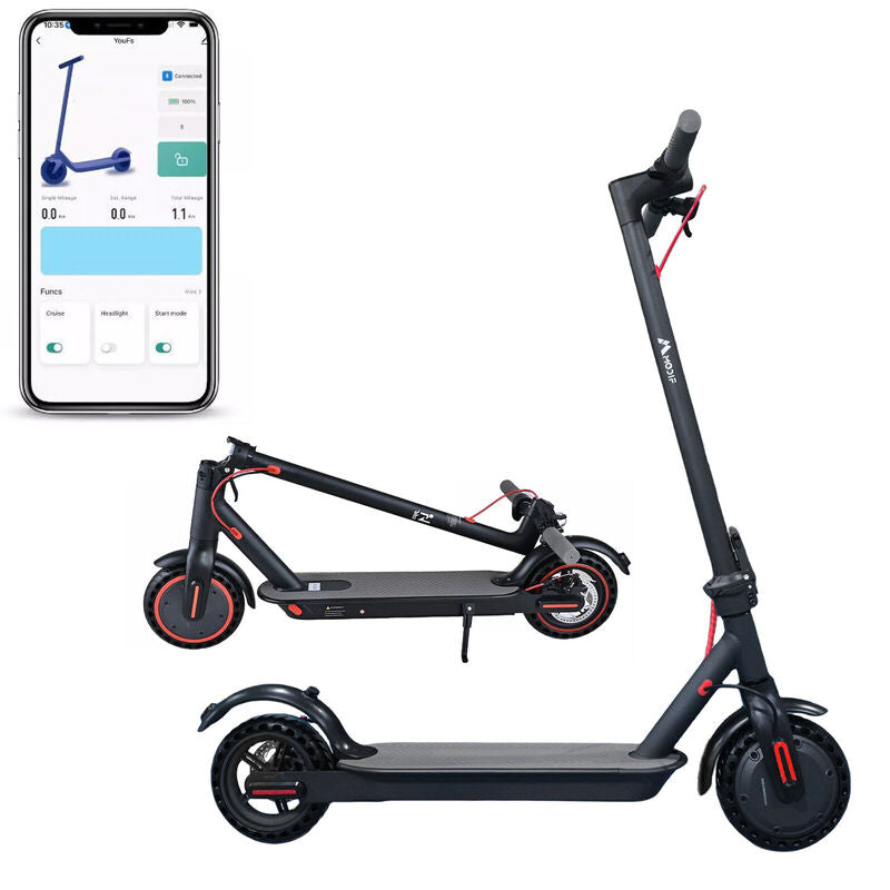 Electric Scooter Adult Foldable Travel E Bike With Seat Portable 900W 40KM/H 50KM Grey - image 8