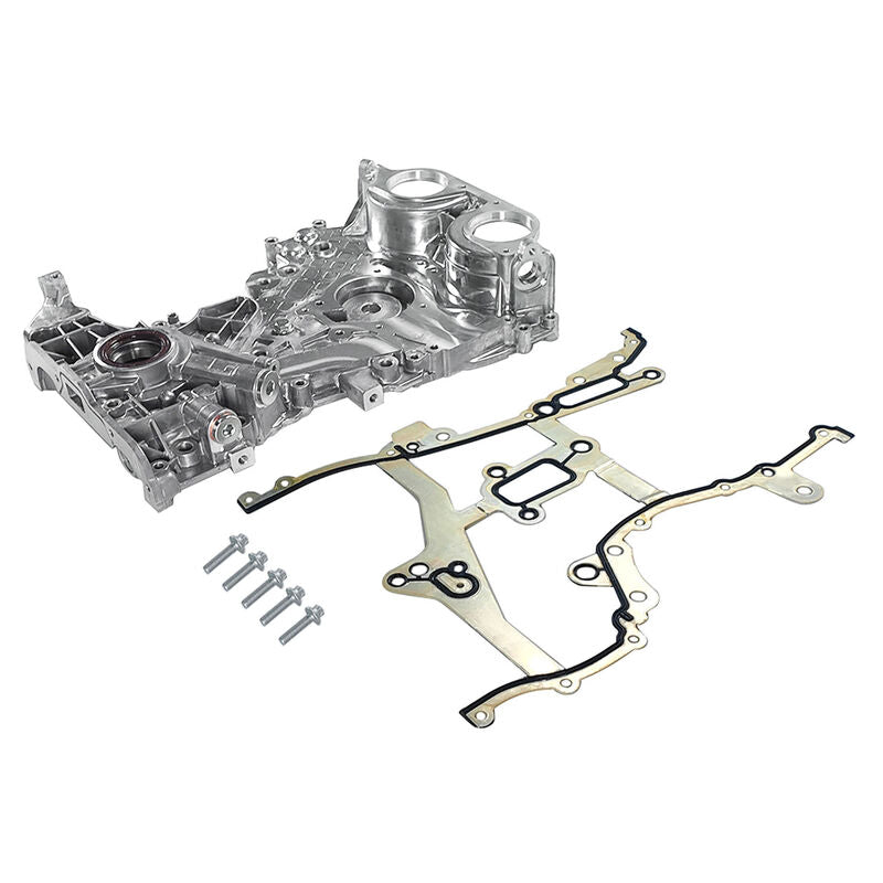 Front Timing Chain Cover Oil Pump With Gasket Fit For Chevrolet Cruze Sonic Trax 1.4 2011-2022 25195406 - image 2