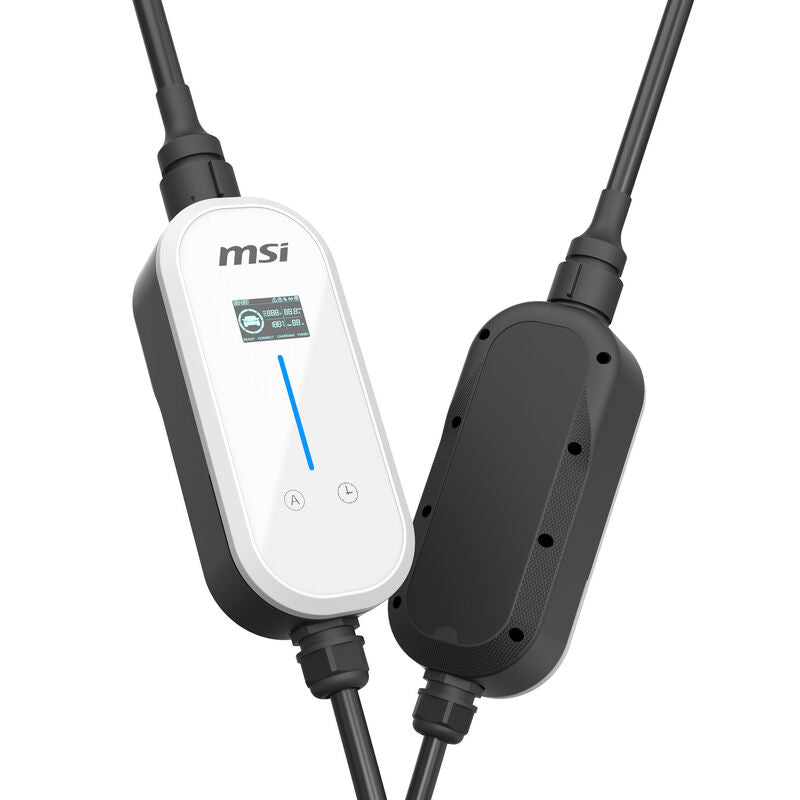 MSI Portable EV Charger White Ezgo 10A+15A+Home Kit Single Phase - image 4