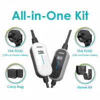 MSI Portable EV Charger White Ezgo 10A+15A+Home Kit Single Phase - image 5