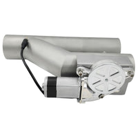 2.5 Inch Electric Exhaust Downpipe Double Valve Kit Y Steel Double Cut Off Pipe - image 6