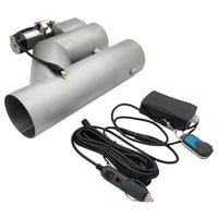 3 Inch Electric Exhaust Cut Off Dual Valve Y Pipe Dump Valve Set With Remote Control - image 3