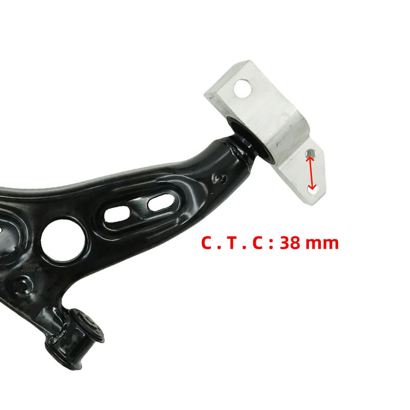 Front Lower Control Arm Right Hand Side Centre To Centre 38mm Fit For Volkswagen TiguanI 5N 2008-2016 - image 7
