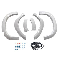 6 Pcs White Fender Flares Wheel Arch Fit For Toyota Hilux SR5 SR 2 & 4 Door 2011-2014 - image 1