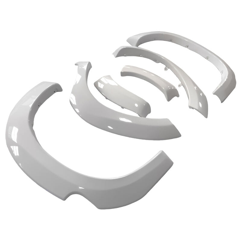 6 Pcs White Fender Flares Wheel Arch Fit For Toyota Hilux SR5 SR 2 & 4 Door 2011-2014 - image 3