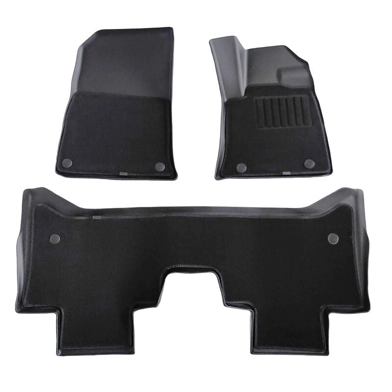TPE Floor Mats With Carpet 2-Layer Black Fit For BYD Shark 6 4WD CVT 2024-ON - image 2