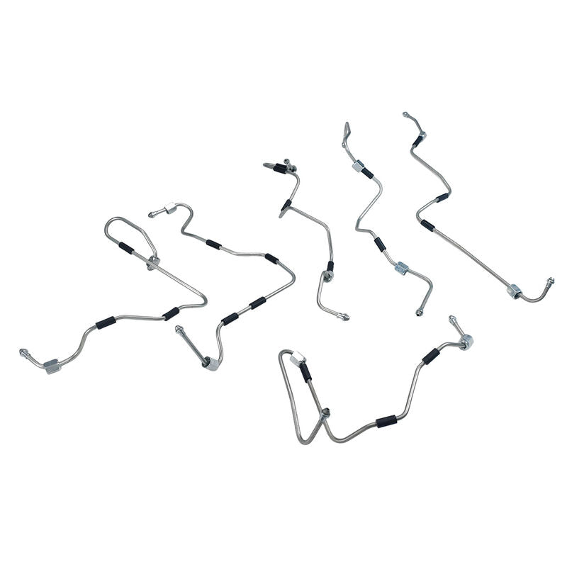 6 Pcs Injector Fuel Load Pipe Fit For Toyota Coaster HZB50 HZB56 LandCruiser HZJ75 HZJ78 HZJ79 HZJ105 1HZ 4.2L 1995-2007 - image 2