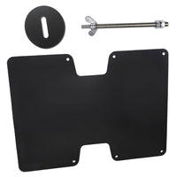 Aluminium Ute Toolbox Canopy 4WD Spare Wheel Carrier Black — view 6