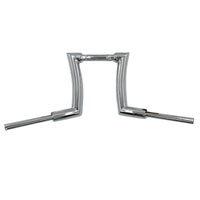 12" Rise Handlebar Ape Hangers 1" Clamp Fat Bar Chrome Fit For Harley Honda Yamaha Suzuki Kawasaki Triumph - image 1