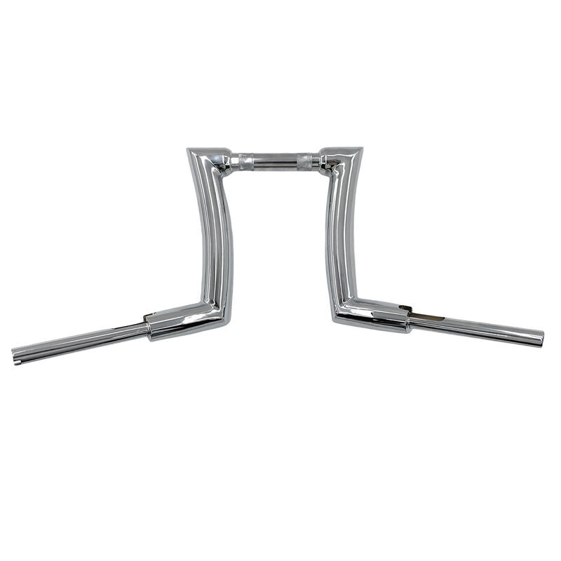 12" Rise Handlebar Ape Hangers 1" Clamp Fat Bar Chrome Fit For Harley Honda Yamaha Suzuki Kawasaki Triumph - image 1