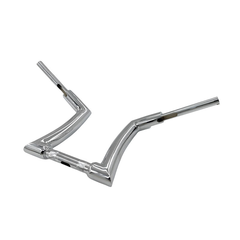 12" Rise Handlebar Ape Hangers 1" Clamp Fat Bar Chrome Fit For Harley Honda Yamaha Suzuki Kawasaki Triumph - image 4