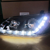DRL LED Head Lights Fit For Ford Falcon BA BF Farimont FPV Sedan Ute 2002-2006 - image 5