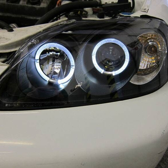 Black CCFL Angle Eye Projector Headlights Fit For Honda CIVIC EK VTIR VTIS 1999-2000 - image 6