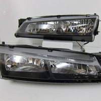 JDM Black OE Headlights Fit For Nissan S14 Silvia 200SX S2 1996-1998 - image 1