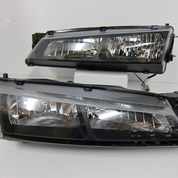 JDM Black OE Headlights Fit For Nissan S14 Silvia 200SX S2 1996-1998 - image 1