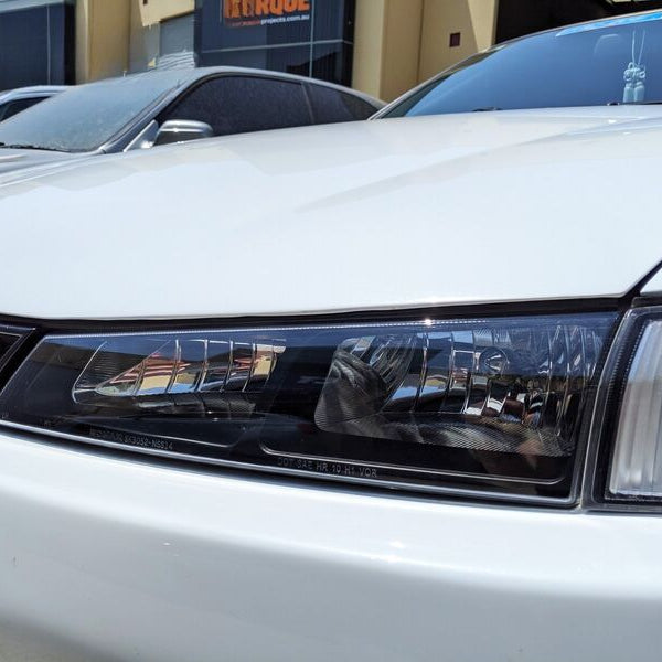 JDM Black OE Headlights Fit For Nissan S14 Silvia 200SX S2 1996-1998 - image 4