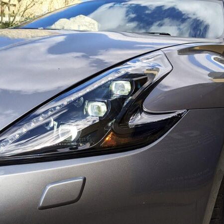 COPLUS Triple LED Projector Headlights with Sequential Indicators Fit For Nissan 370Z Z34 2008-2021