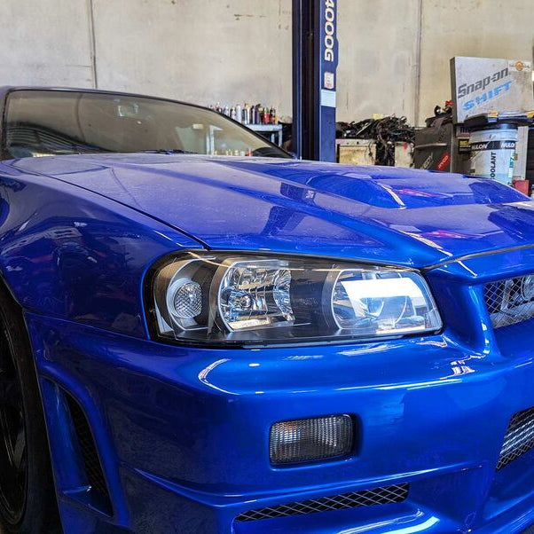 BNR34 GTR R34 OE Style Headlights Fit For Nissan Skyline R34 GTT GTR 1998-2001 - image 14