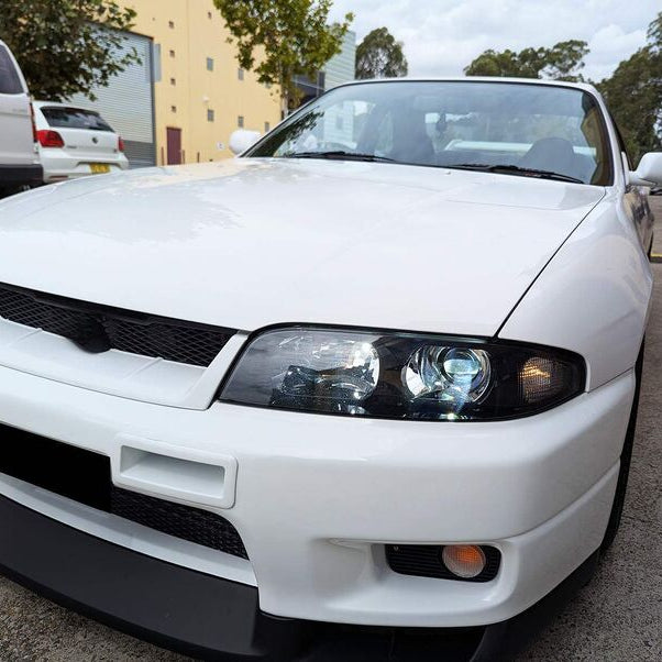 JDM Black OE Projector Headlights Fit For Nissan Skyline R33 GTR GTS25 GTS Series 1&3 - image 7