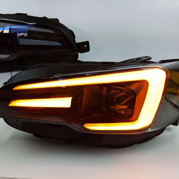 APEX LED DRL Dynamic Blinker Headlights Fit For Subaru WRX STI V1 Levorg 2018-2021 - image 4