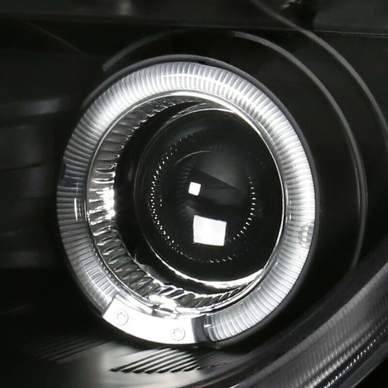Black LED Angel-Eyes Projector Head Lights Fit For Toyota Celica SS2 1999-2005 - image 2