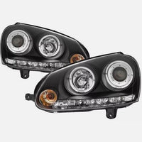 CCFL Angel Eyes Black Projector DRL Headlights Fit For VW Golf 5 V TDI /GTI 2003-2008 - image 9